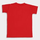 Boys' Half Sleeves T-Shirt, Red, small image number null