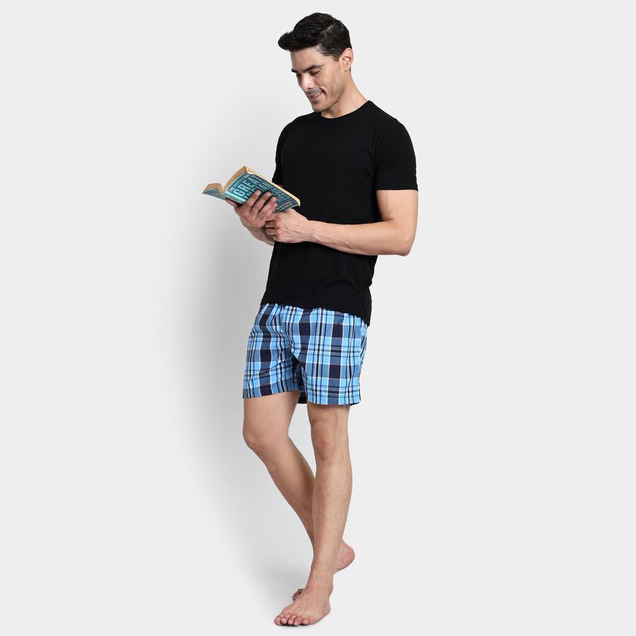 Men's Boxers, Navy Blue, large image number null