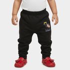 Infants' Dark Grey Regular Fit Graphic Printed Pyjama, Dark Grey, small