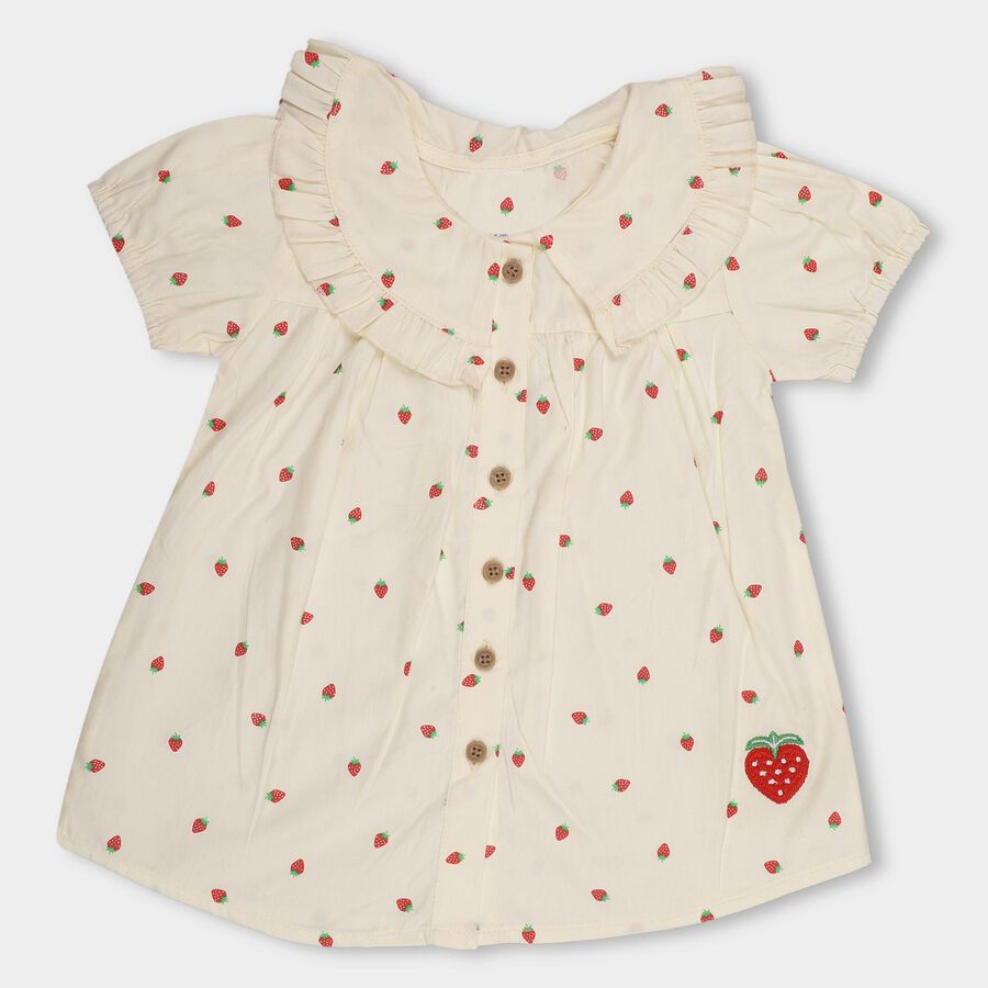 Infants' 100% Cotton Shirt , Off White, large image number null