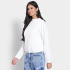 Ladies'  Crop  Top, White, small image number null