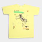 Boys' Half Sleeves T-Shirt , पीला, small image number null