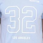 Men's Round Neck Half Sleeves T-Shirt, Sky Blue, small image number null
