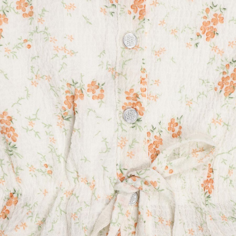 Girls' T-Shirt, सफ़ेद, large