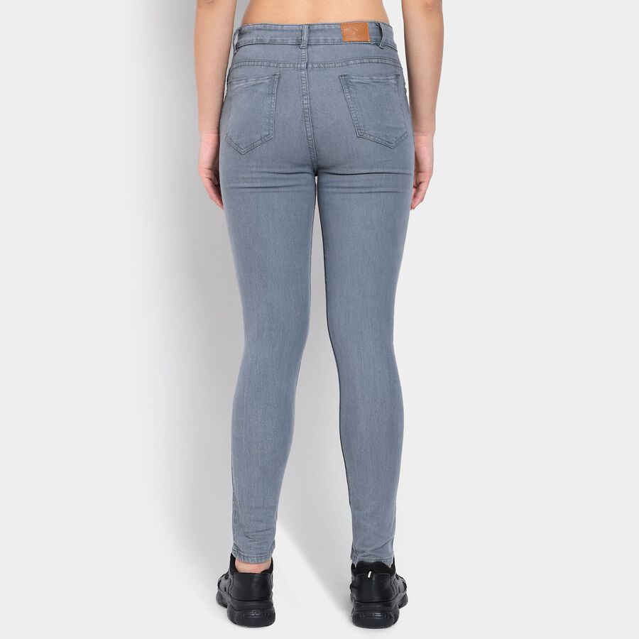 Ladies' Jeans, गहरा ग्रे, large image number null