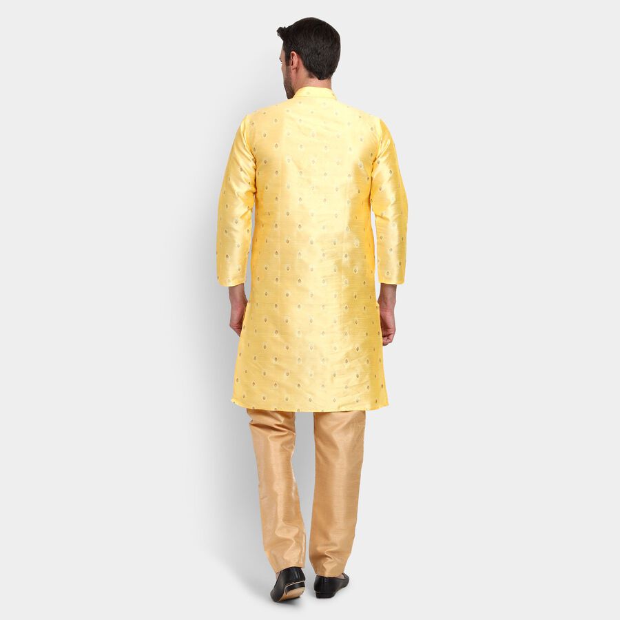Men's Kurta Pyjama , Yellow, large image number null
