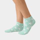 Women's Assorted Regular Fit Star Print Pack of 3 Socks, चुनिंदा, small