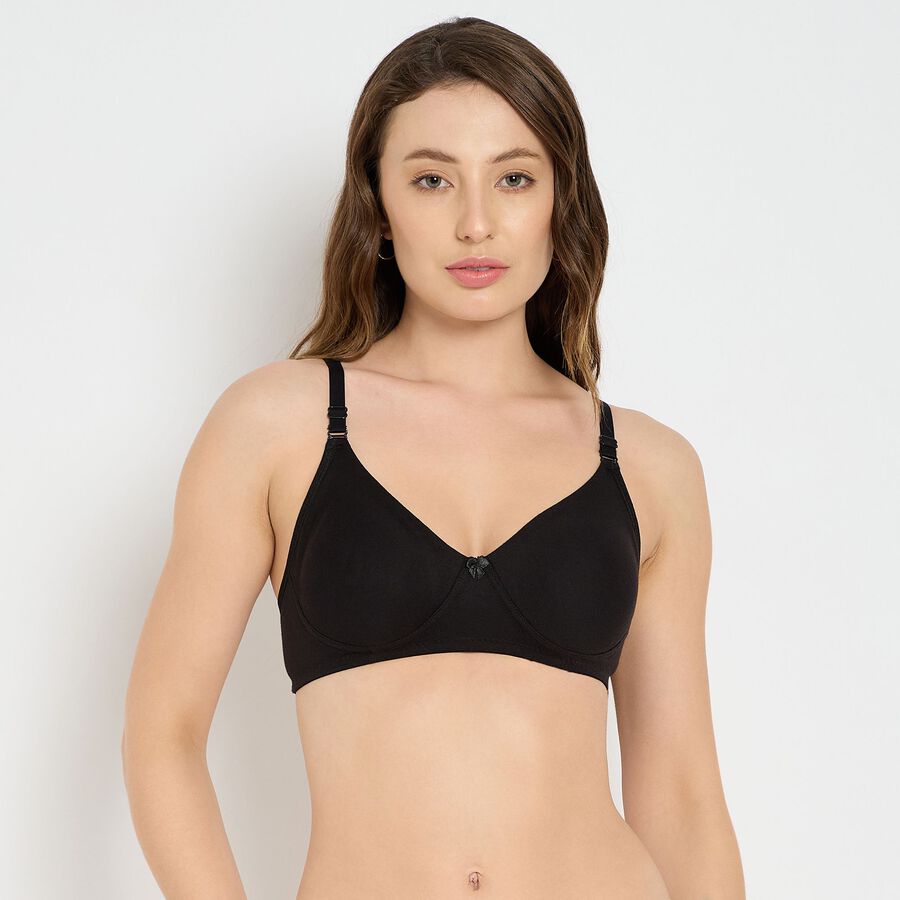 Ladies' Bra, काला, large image number null