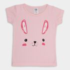 Girls' T-Shirt , हल्का गुलाबी, small image number null