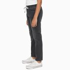 Boys' Charcoal Black Regular Fit Elastic Waist Jeans, Light Grey, small