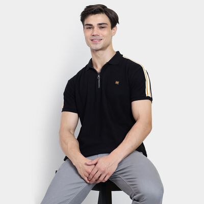 Men's Collared Half Sleeves T-Shirt 