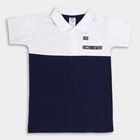 Boys' Half Sleeves T-Shirt, एक्रू मिश्रित, small image number null