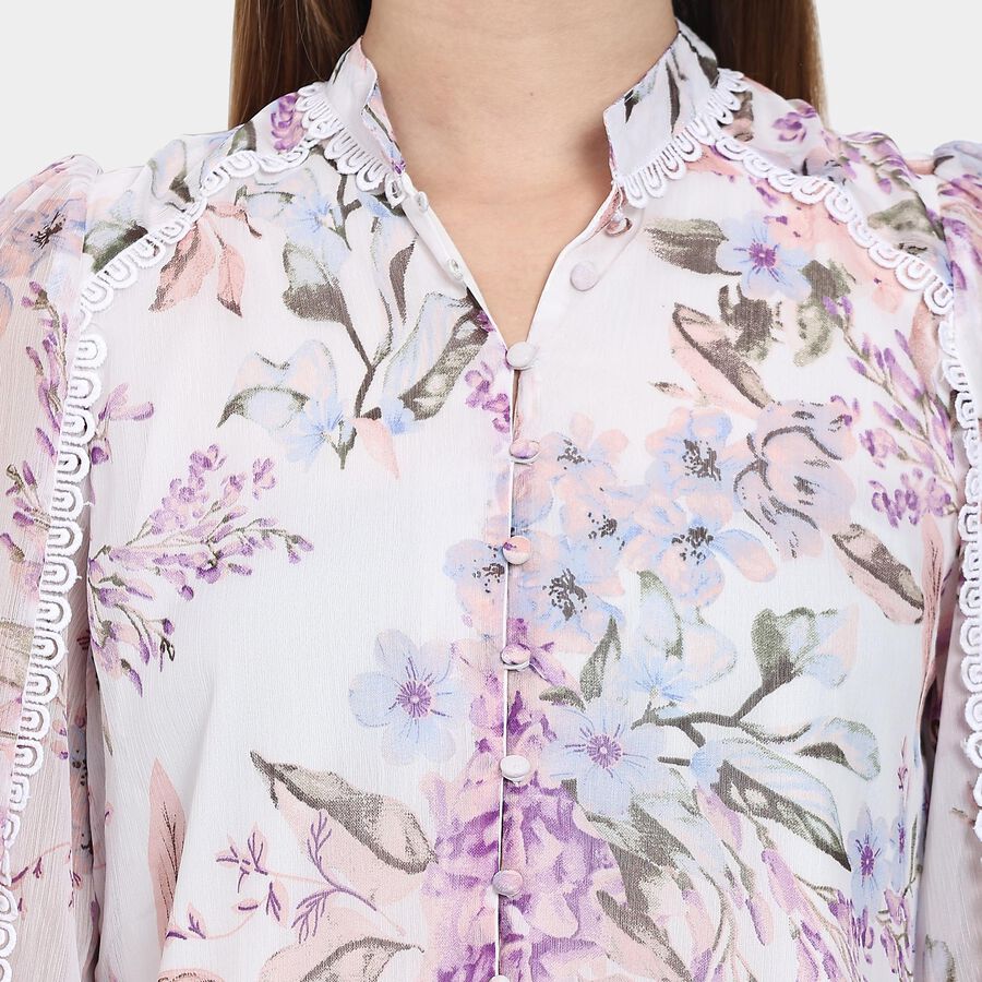 Ladies' Shirt , ऑफ व्हाइट, large image number null