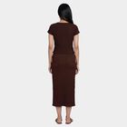 Women's Brown Textured Co-ord Set, Brown, small