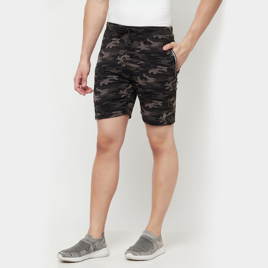 Printed Active Bermuda, Brown, large image number null