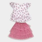 Girl's Top Skirt, ऑफ व्हाइट, small image number null