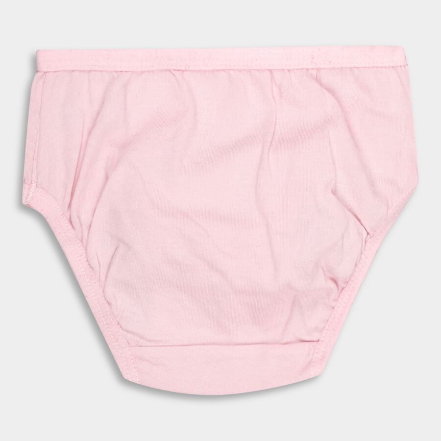 Girls' 100% Cotton Panty, White, large image number null