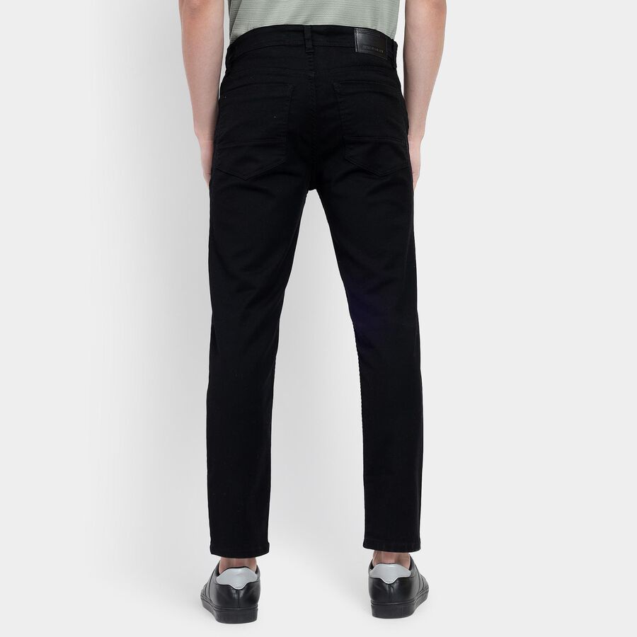 Men's Slim Fit Jeans , Black, large image number null