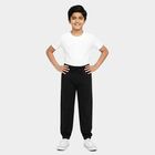 Boys' Trouser, काला, small