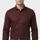 Men's Formal Shirt, Maroon, small