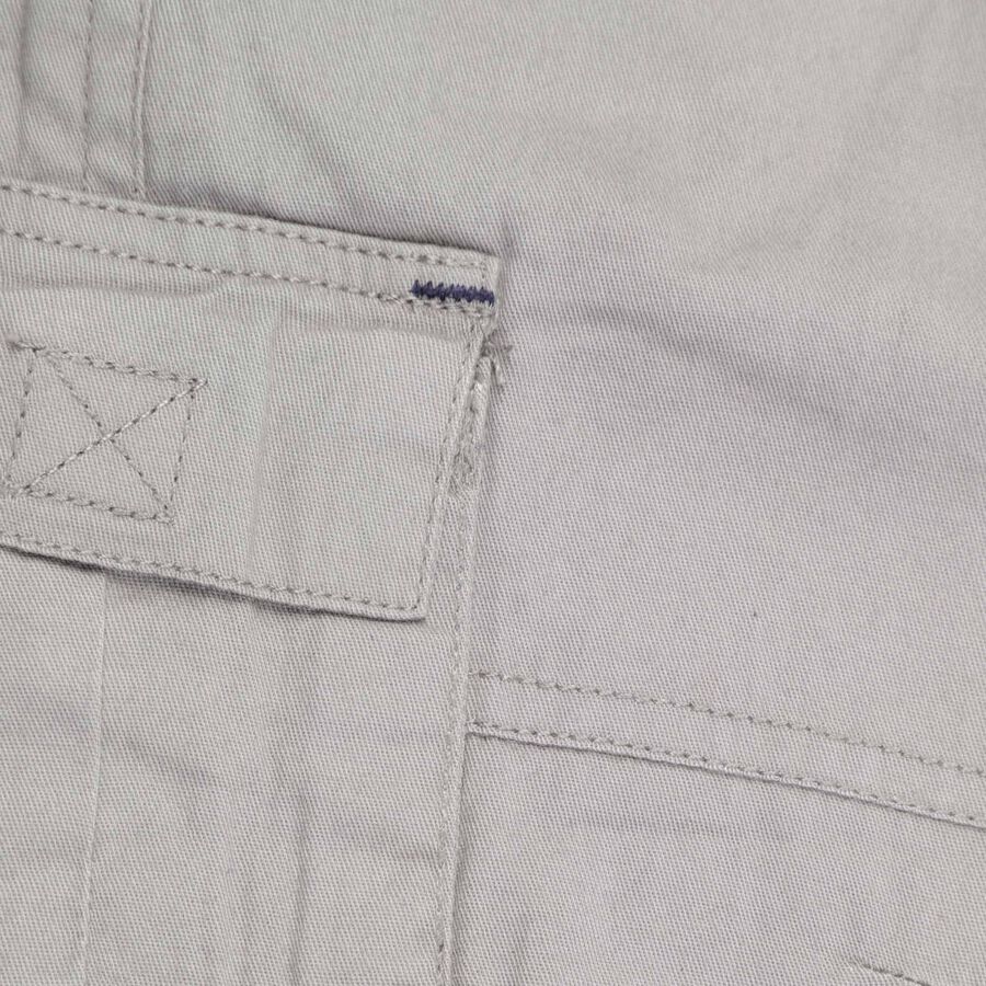 Infants Cotton Solid Trousers, Light Grey, large image number null