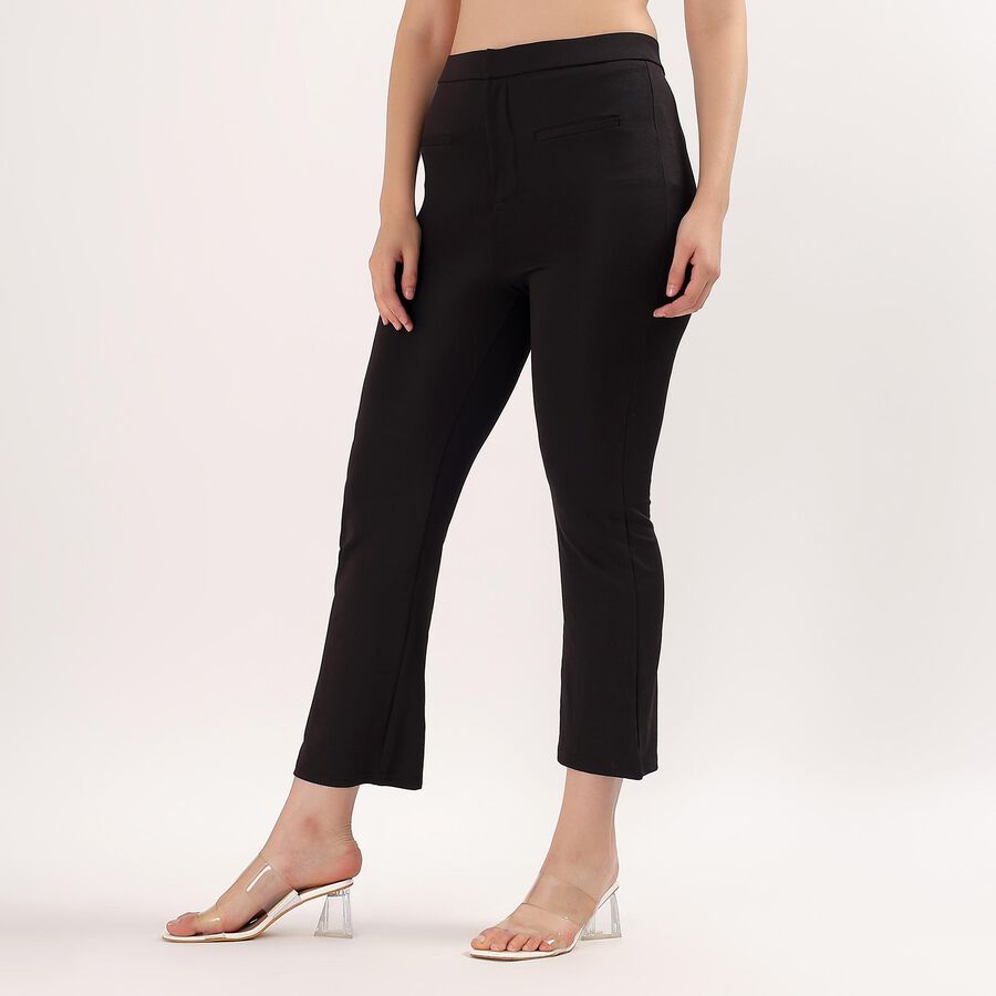 Ladies' Trousers, काला, large image number null