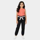 Girls' Black Slim Fit Classic Jeans, Black, small