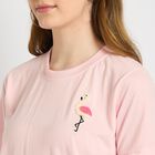 Ladies' Round Neck T-Shirt , हल्का गुलाबी, small