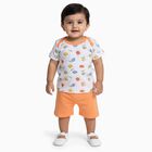 Infants' 100% Cotton Baba Suit, नारंगी, small