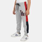 Boys' Grey Regular Fit LA Printed Pyjama, Light Grey, small