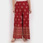 Printed Palazzo, Maroon, small image number null