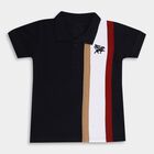 Boys' 100% Cotton Half Sleeves T-Shirt , Navy Blue, small image number null
