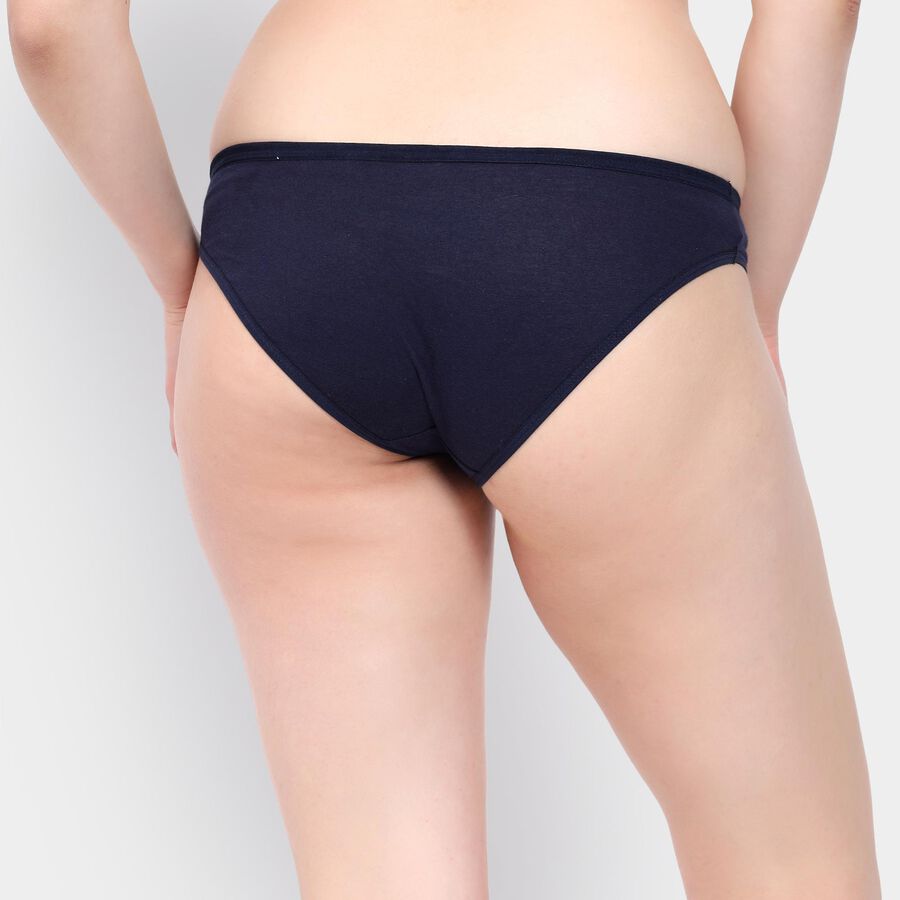 Ladies' 100% Cotton Panty , नेवी ब्लू, large image number null