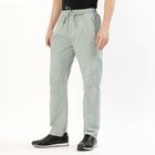 Men's Jet Black Regular Fit Cotton Track Pants, Light Green, small image number null