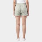 Women's Mid Grey Regular Fit Casual Shorts, मिश्रित मध्यम ग्रे, small