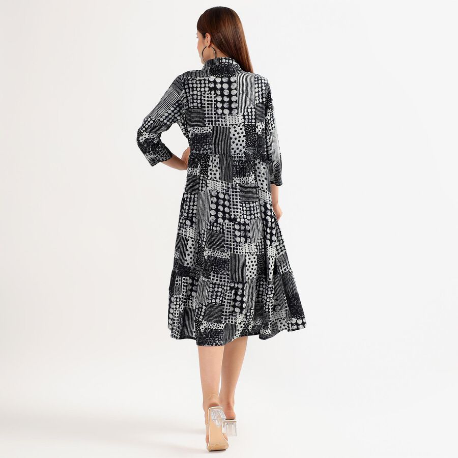 Ladies' Kurta, Black, large image number null