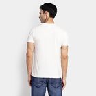 Men's Round Neck Half Sleeves T-Shirt, White, small image number null
