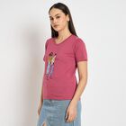 Ladies' Round Neck T-Shirt , Pink, small image number null
