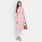 Printed Kurta, Light Pink, small image number null