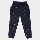 Girls' Pyjama, नेवी ब्लू, small