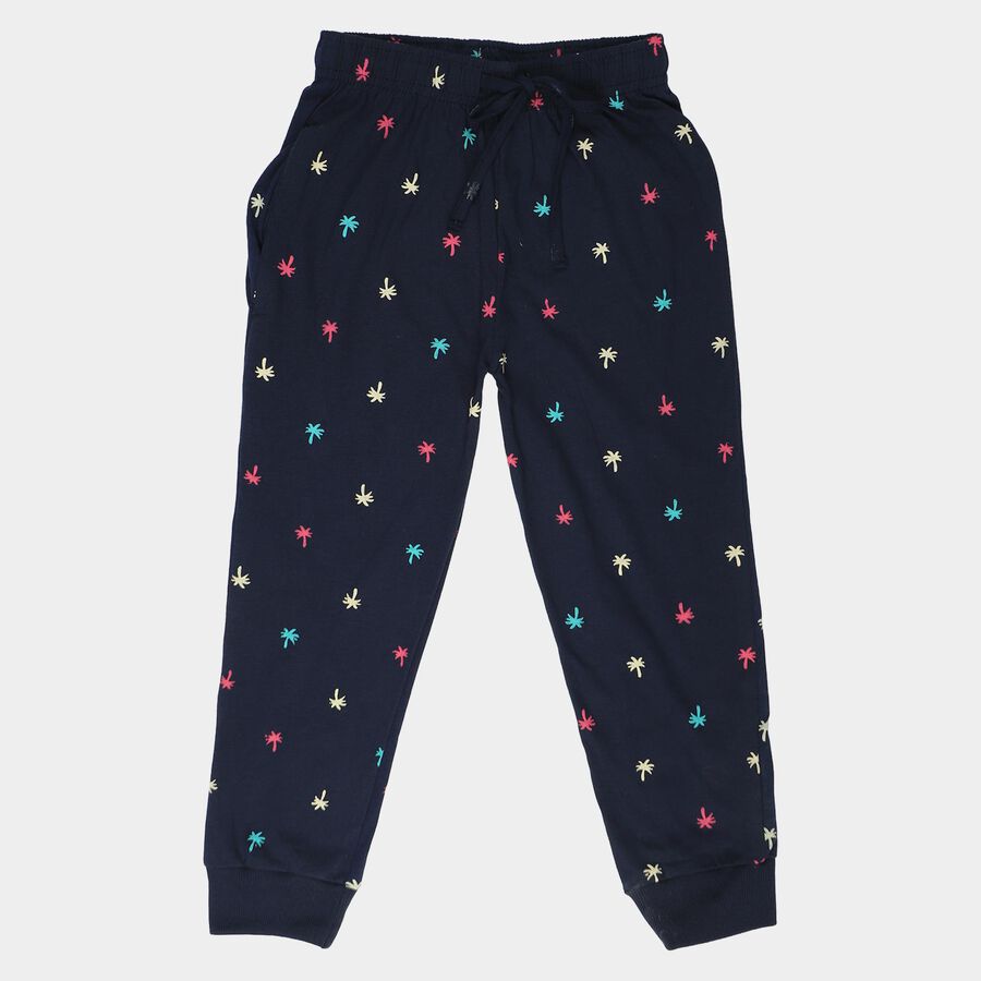 Girls' Pyjama, नेवी ब्लू, large