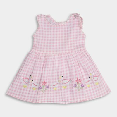 Infant Girls' 100% Cotton Frock 