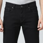 Men's Charcoal Regular Fit Stretchable Jeans, चारकोल, small