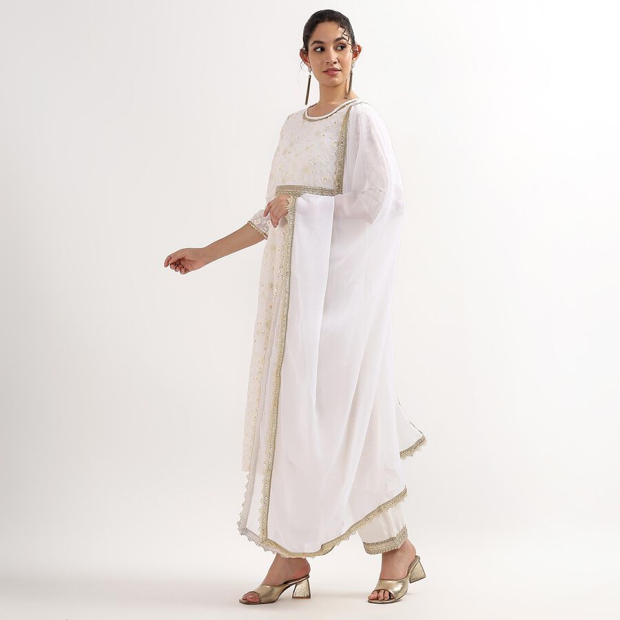 Ladies' Kurta , ऑफ व्हाइट, large image number null