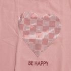 Girls Soft Dusty Pink Crew Neck Casual Sweatshirt, गुलाबी, small image number null