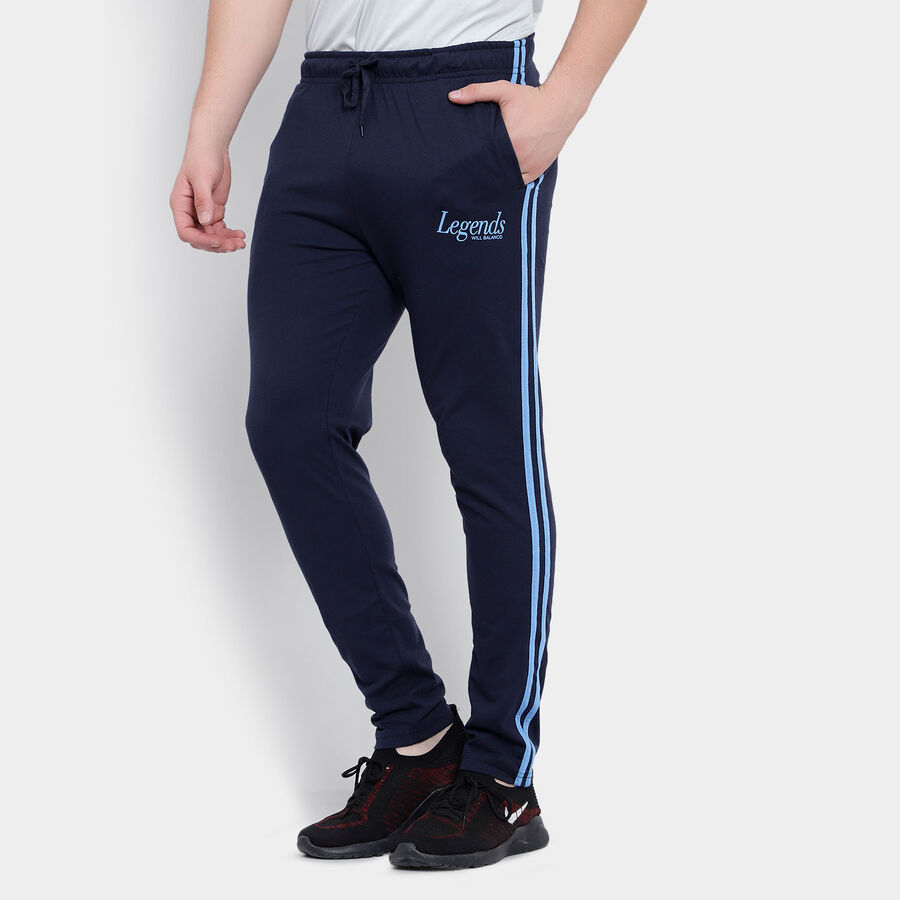 Solid Track Pants, नेवी ब्लू, large image number null
