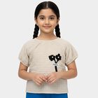 Girls' T-Shirt, गहरा पीला, small
