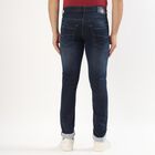 Men's Dark Blue Skinny Fit Stretchable Jeans, Dark Blue, small image number null