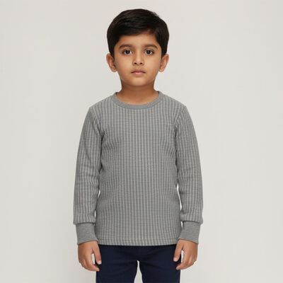 Boys Muted Charcoal Grey Thermal