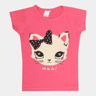 Girls Printed T-Shirt, Pink, small image number null